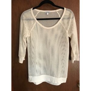 Express fishnet top